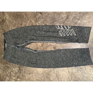 New Balance Women's Heather Grey Athletic Leggings Workout Athleisure Size M